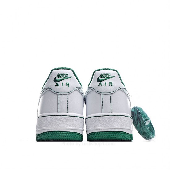 Nike Air Force 107 White and Green Low Top