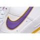 Nike Air Force 107 Low Purple Gold Low Top