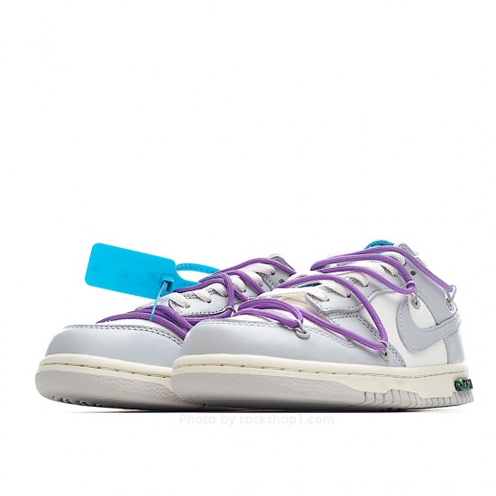 Nike SB Dunk OFF-WHITE Gray Purple