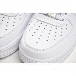 Nike M AF 1-1 UPSTEP Low Top White Black Hook