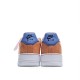 Nike Air Force 1 Low-Top Sneakers Off-White Orange Fog