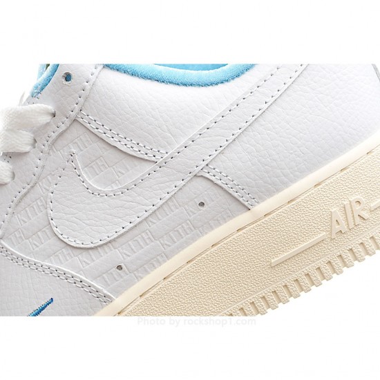 KITH Nike Air Force 107 Sneakers White Blue