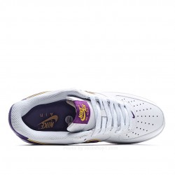 Nike Air Force 107 Low Purple Gold Low Top