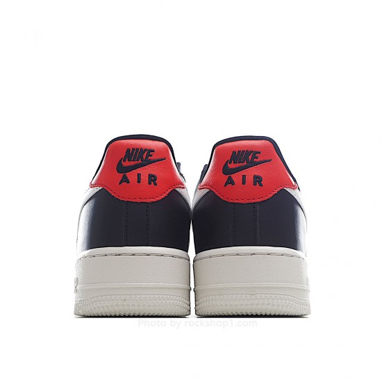 Nike Air Force 1 Low Top Black Red