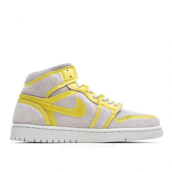 Wmns Air Jordan 1 Mid LX 'Off White Opti Yellow'