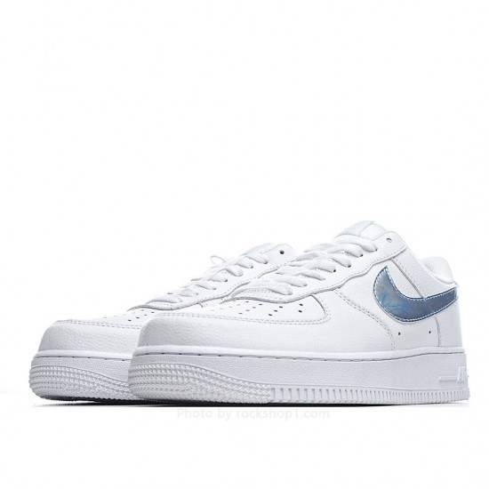 Nike Air Force1 LOW07 Trainers in White blue    蓝 