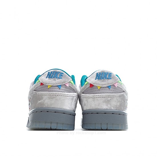 Nike Dunk Low ICE White and Grey Sneakers