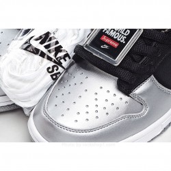 Nike Supreme X Dunk SB Low   黑银