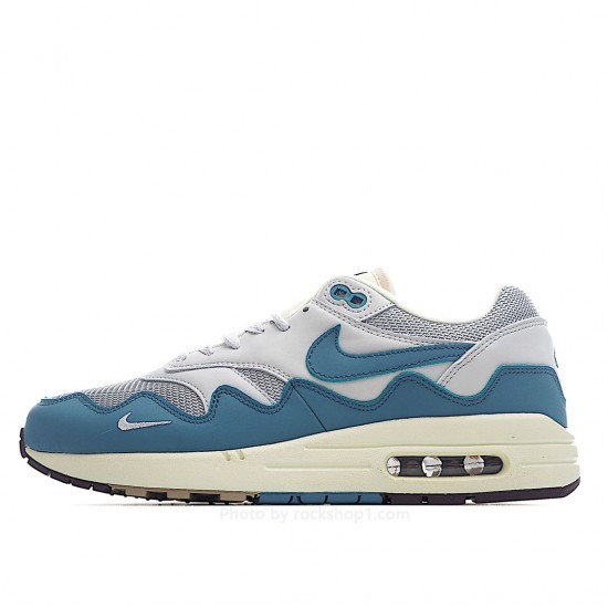 Patta x Nike Air Max 1 Running Shoe Blue Grey