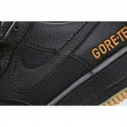 Nike Air Force 1 GORE-TEX Black Brown Beige Low Top