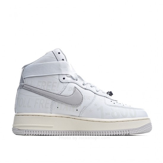 Nike Air Force 1 07 Premium Toll Free  灰  色 