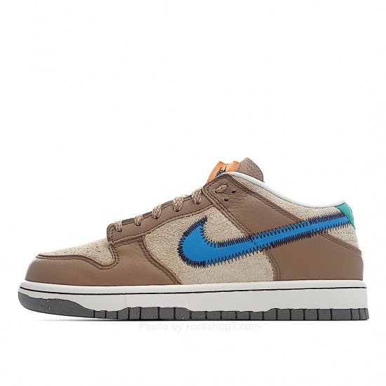 Nikex Nike SB Dunk LowDark Driftwood Me Sneakers Brown Blue