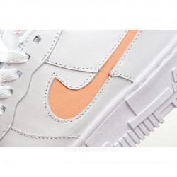 Nike Air Force 107 White and Orange