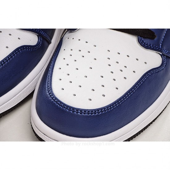 Air Jordan 1 Low 'White Deep Royal Blue'