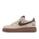 NikeAir Force 1 07 Light Brown Sneakers