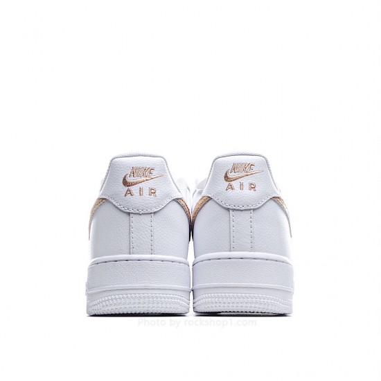 Nike Air Force 1 Low Low Top White Brown