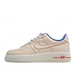 Nike Air Force1 Beige Low-Top Sneakers