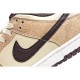 Nike Dunk Low Beige and Brown Cheetah Sneakers