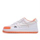 Nike Air Force 1 Low White Orange 3M Reflective