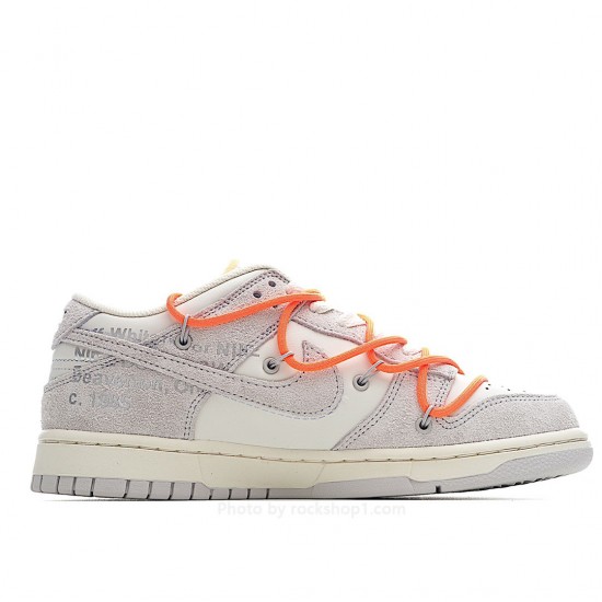 Nike SB Dunk OFF-WHITE Grey Orange