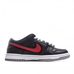 Nike Dunk Low Premium Black and Red Low Top Sneakers