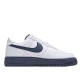 Nike Air Force 107 Low USA White and Blue Low Top