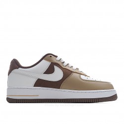 Nike Air Force 1 cappuccino low-top sneakers