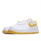 Nike Air Force 1 Low Low Top White and Yellow Double Hook