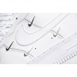 Nike Wmns Air Force 1 07 LXChrome Swooshes White 低帮 