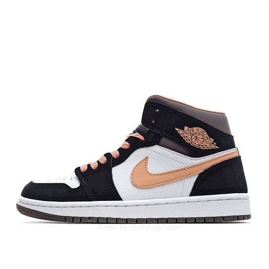 Wmns Air Jordan 1 Mid SE 'Peach Mocha'