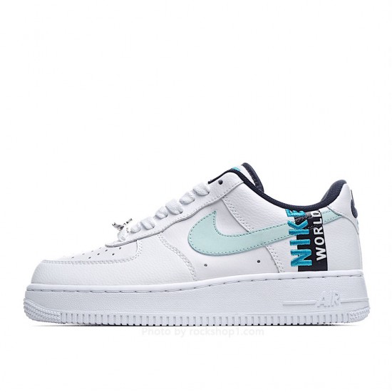 Nike Air Force 1 Low Worldwide Low Top White Green White Blue