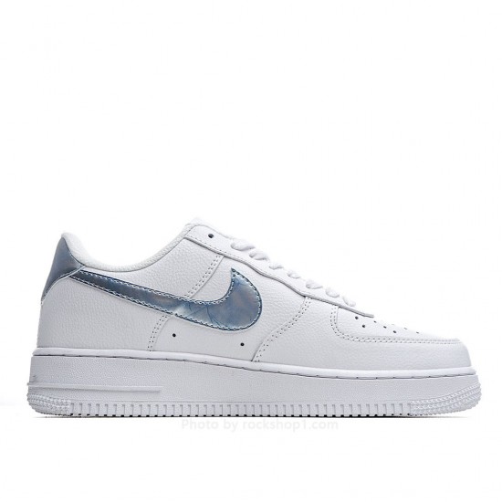 Nike Air Force1 LOW07 Trainers in White blue    蓝 