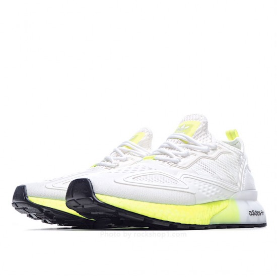 Adidas ZX 2K Boost 'White Solar Yellow'