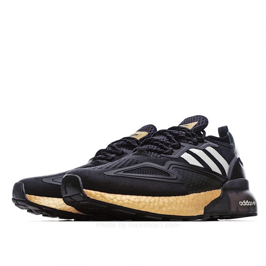 Adidas Wmns ZX 2K Boost 'Black Gold Metallic'