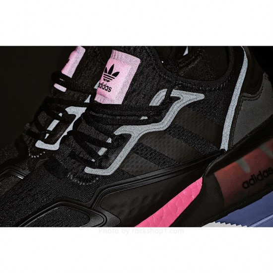 Adidas Wmns ZX 2K Boost 'Black Shock Pink'