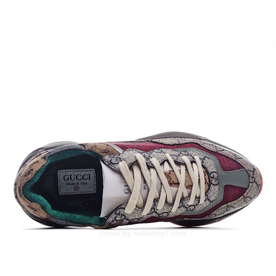 Gucci Rhyton Vintage Trainer Sneaker Dad Running Shoes,