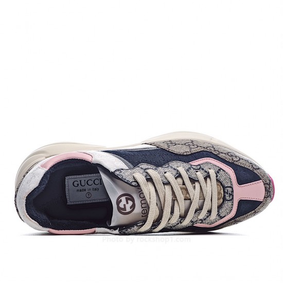 Gucci Rhyton Vintage Trainer Sneaker Dad Running Shoes,