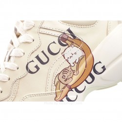 Gucci Rhyton Vintage Trainer Sneaker Dad Running Shoes,