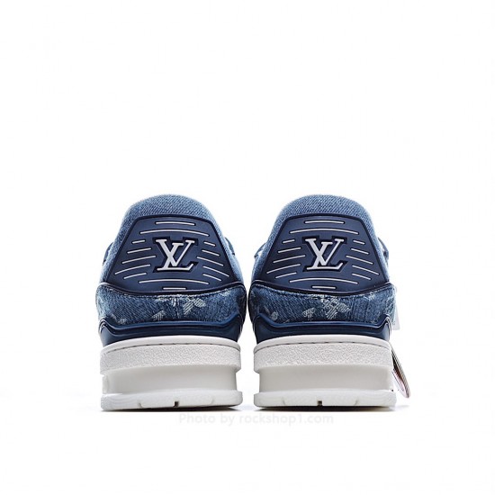 Virgil Abloh Louis Vuitton Trainer Sneaker Low Casual Basketball Shoe