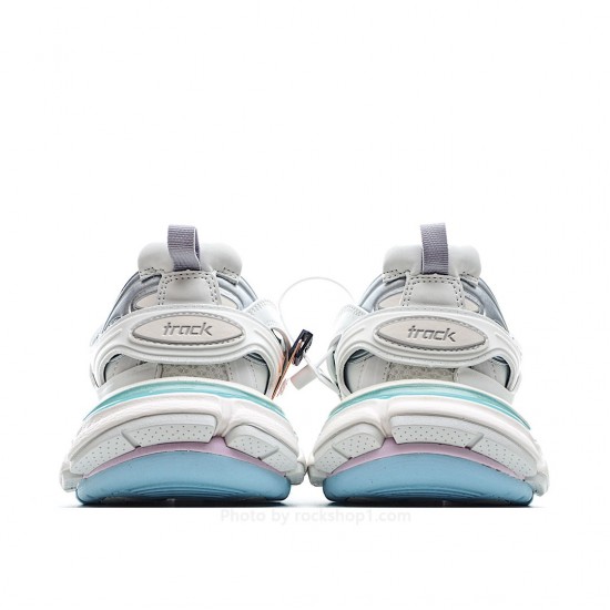 Balenciaga Sneaker Tess s.Gomma MAILLE WHITE/ORANGE