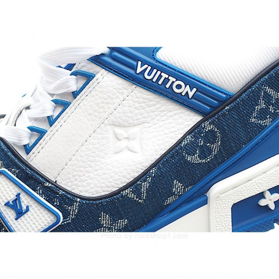 Virgil Abloh Louis Vuitton Trainer Sneaker Low Casual Basketball Shoe