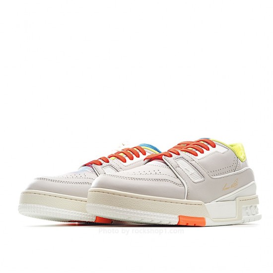 Virgil Abloh Louis Vuitton Trainer Sneaker Low Casual Basketball Shoe