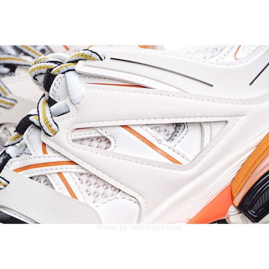 Balenciaga Sneaker Tess s.Gomma MAILLE WHITE/ORANGE