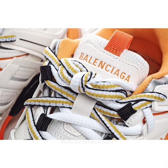 Balenciaga Sneaker Tess s.Gomma MAILLE WHITE/ORANGE