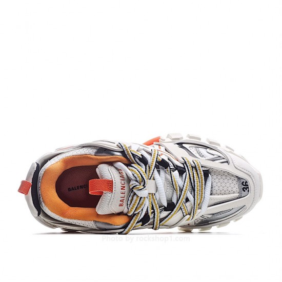 Balenciaga Sneaker Tess s.Gomma MAILLE WHITE/ORANGE