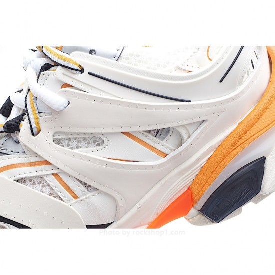  Balenciaga Sneaker Tess s.Gomma MAILLE WHITE/ORANGE 