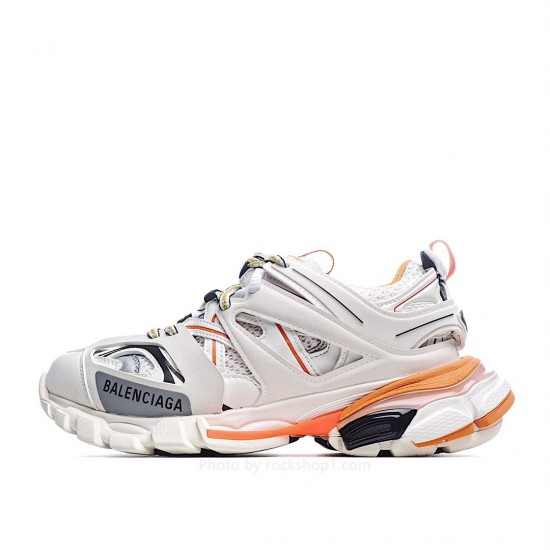 Balenciaga Sneaker Tess s.Gomma MAILLE WHITE/ORANGE